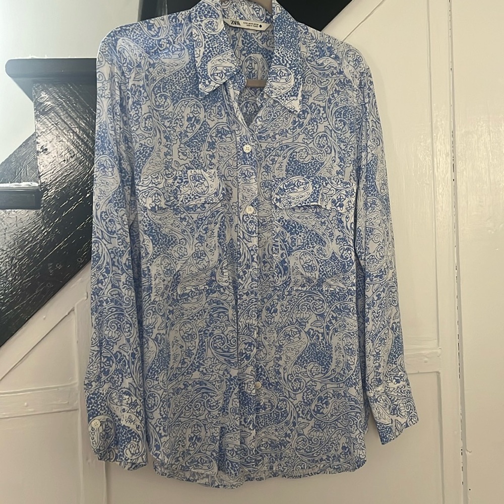 Paisley print Zara blouse